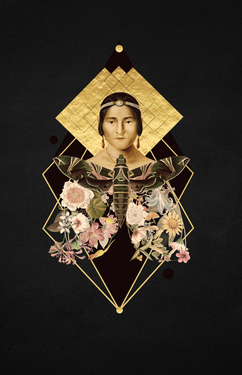Geometría del alma, collage de CASACOLLAGE. Selección 2, obra S2-19.